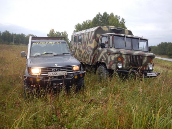 Во время перегона домой.