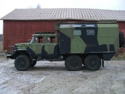 Зил-131 с пожарной двойной кабиной