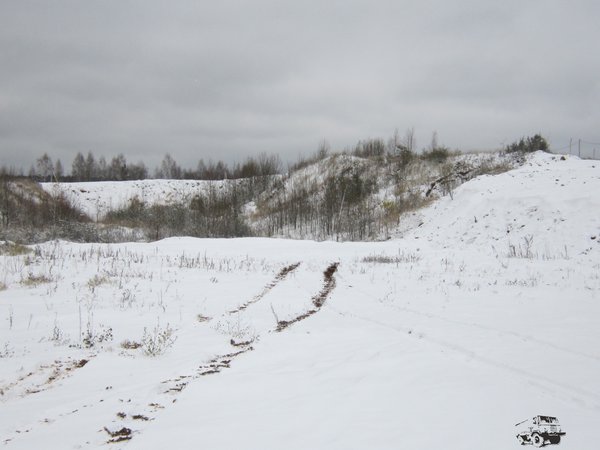 пересеченка и паркинг для грузовиков