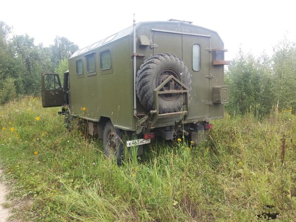 Где-то на стоянке по пути на Волгу...