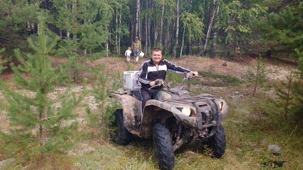 В первый раз на квадре, доволен