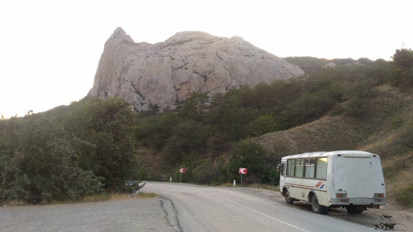 Где-то на серпантинах Крыма