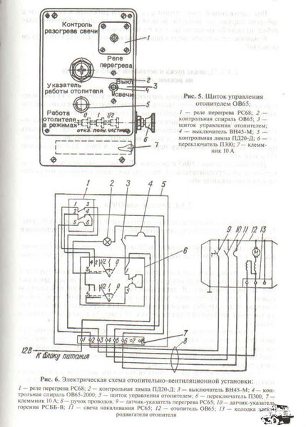 Электрическая схема отопительно-вентиляционной установки..jpg